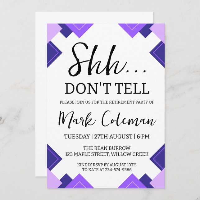 convites de festas de aposentadoria surpresa corpo (Frente/Verso)