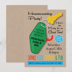 Convites de festas de aquecimento doméstico