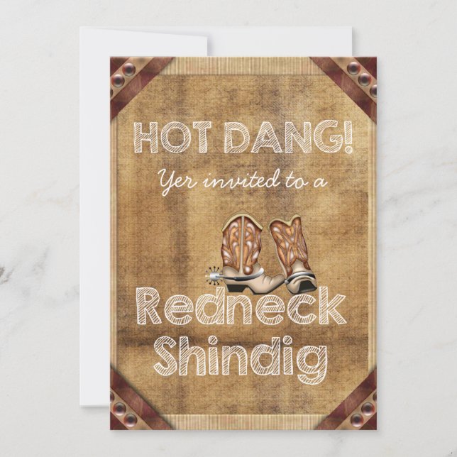 Convites de festas de caipira (Frente)