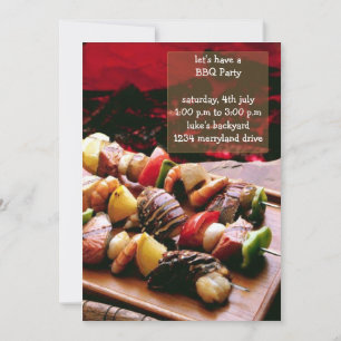 Convites de festas de CHURRASCO