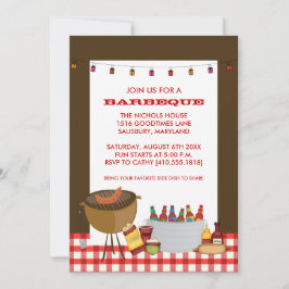 Convites de festas de churrasco