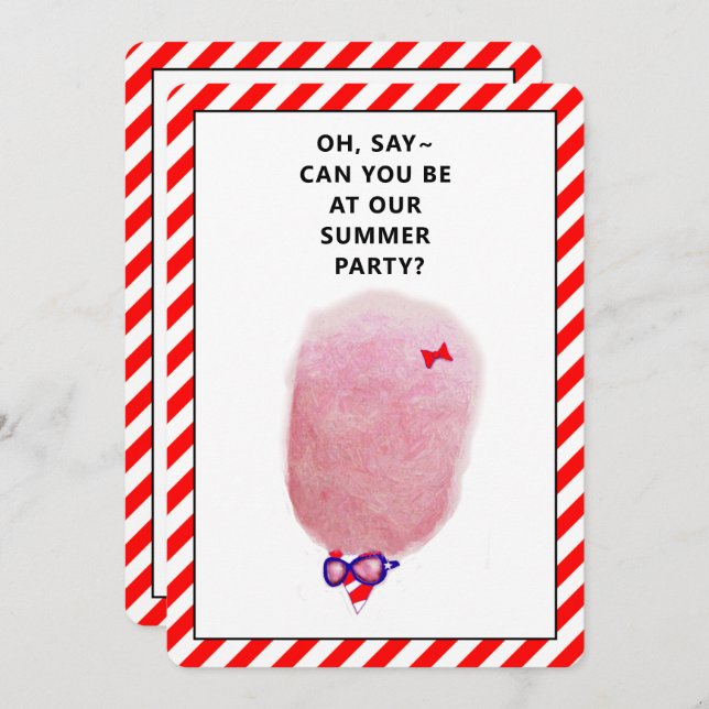 Convites de festas de Cookout de CHURRASCO Creativ (Frente/Verso)