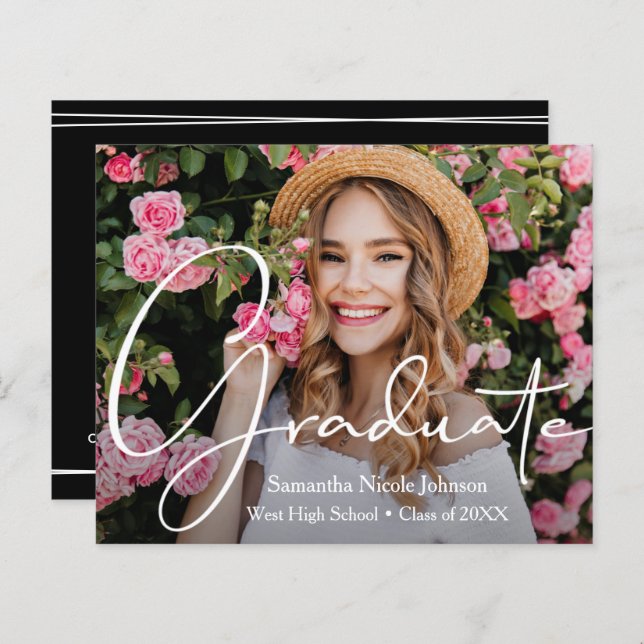 Convites de festas de Formando de Fotografias Orça (Frente/Verso)