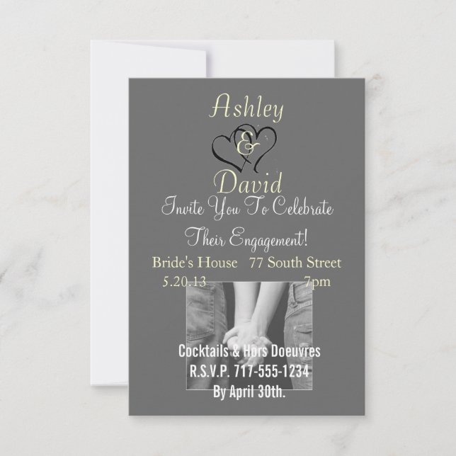 Convites de festas de gerenciamento (Frente)