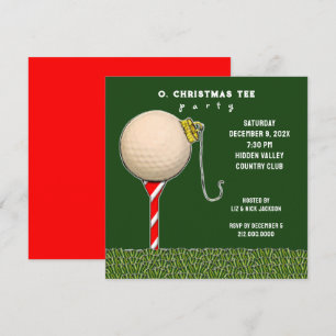 Convites de festas de golfe