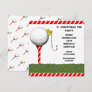 Convites de festas de golfe