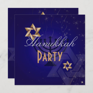 Convites de festas de Hanukkah