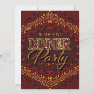 Convites de festas de Janto Rustic Glitter