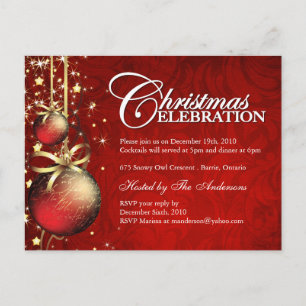 Convites de festas de Natal