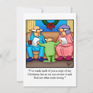 Convites de festas de Natal engraçados