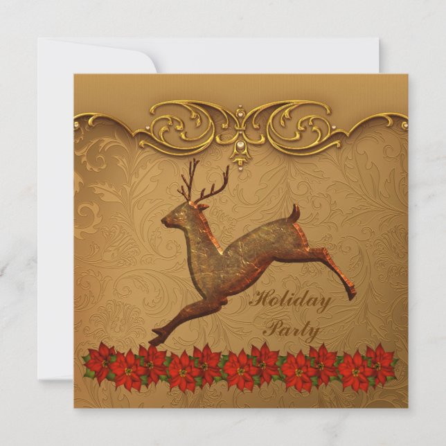 Convites de Festas de Natal Personalizados (Frente)