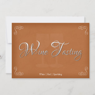 Convites de festas de Provandos de vinho elegantes
