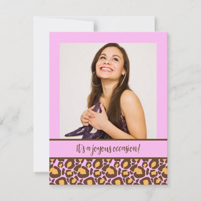 Convites de festas de Quinceanera para Impressão A (Frente)