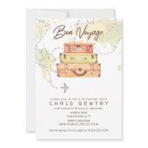 Convites de festas de Viagem