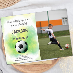 Convites de festas desportivos personalizáveis par