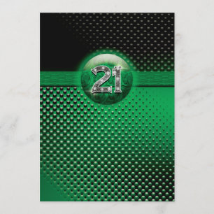 Convites de festas do aniversário de 21 anos -