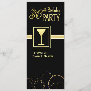 Convites de festas do aniversário de 30 anos