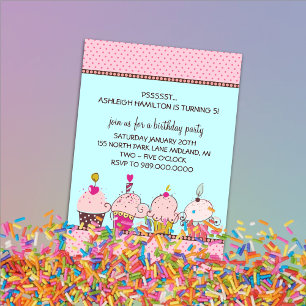 Convites de festas do aniversário de criança