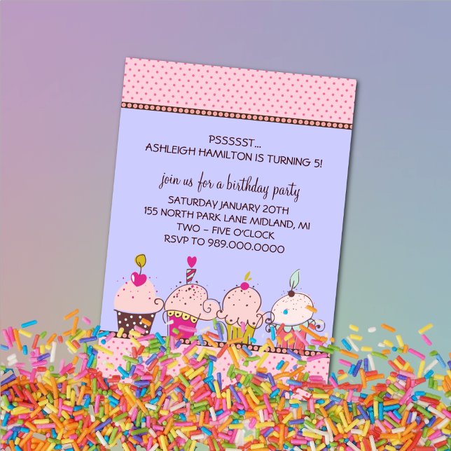 Convites de festas do aniversário de criança (Criador carregado)