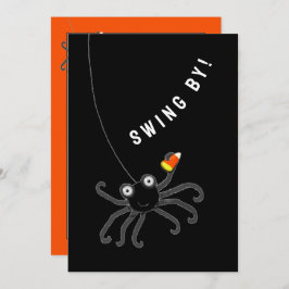 Convites de festas do Dia de as Bruxas engraçado