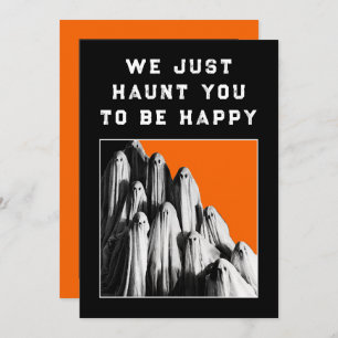 Convites de festas do Dia de as Bruxas engraçado