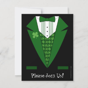 Convites de festas do dia de St Patrick irlandês