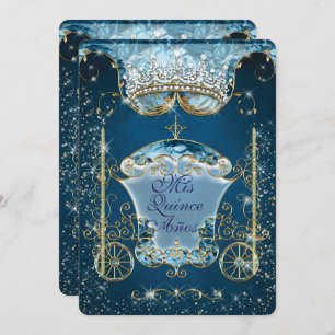 Convites de festas do estilo Sparkling Cinderella