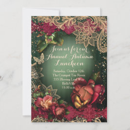 CONVITES DE FESTAS DO OUTONO DA QUEDA