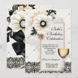 Convites de festas elegantes sofisticados