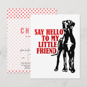 convites de festas engraçados da Dane