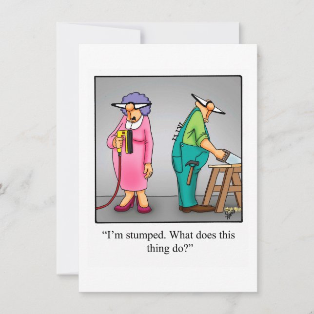 Convites de festas Engraçados de Aniversário de Ca (Frente)