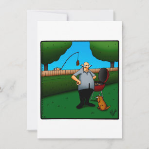 Convites de festas Engraçados de Barbecue de Aniv