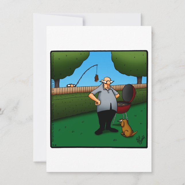 Convites de festas engraçados de Barbecue de Anive (Frente)