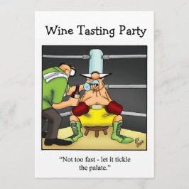 Convites de festas Engraçados De Provando De Vinho