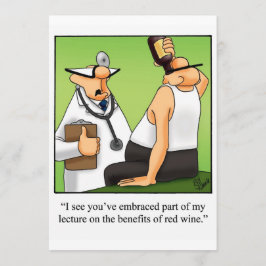 Convites de festas Engraçados De Provando De Vinho