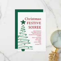 convites de festas natalinas