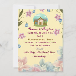 Convites de festas para uso doméstico