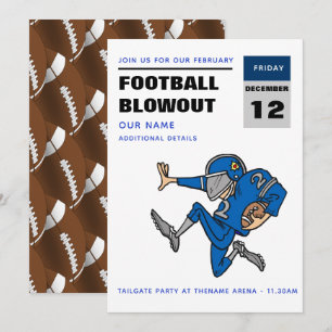 Convites de festas Personalizados do FOOTBALL - Pe