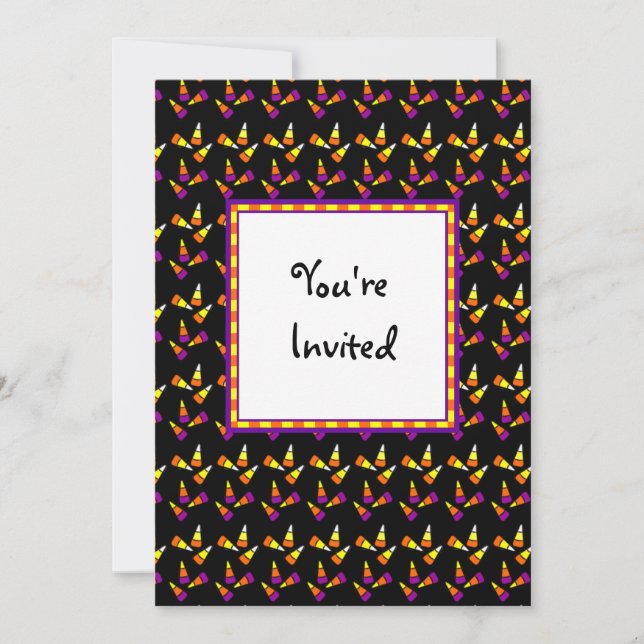 Convites de festas Personalizados do Halloween Can (Frente)
