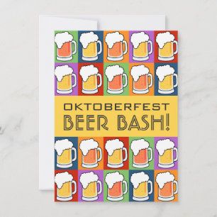 Convites de festas personalizados do Oktoberfest B