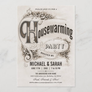 Convites de festas supremos do Housewarming do