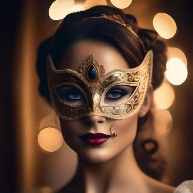 Convites de festas - Tema Mardi Gras (Mardi Gras Party - Masquerade Ball themed party invitations)