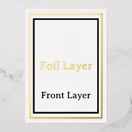 convites de folha de teste