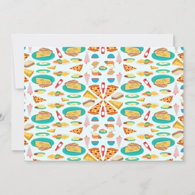 Convites de Foodie (Frente)