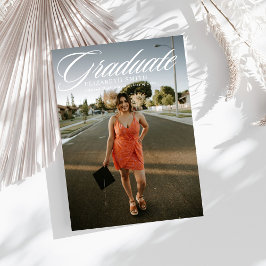 Convites de Formatura com 4 Fotos Minimalistas