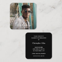 Convites de Formatura com Foto Quadrada MINI