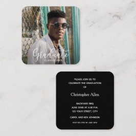 Convites de Formatura com Foto Quadrada MINI