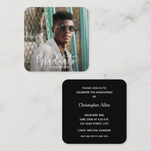 Convites de Formatura com Foto Quadrada MINI