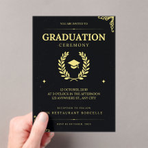 convites de formatura elegantes anúncios