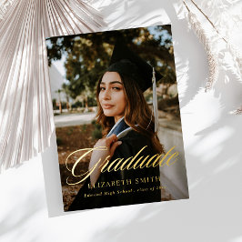 Convites de Formatura Minimalistas com 4 Fotos